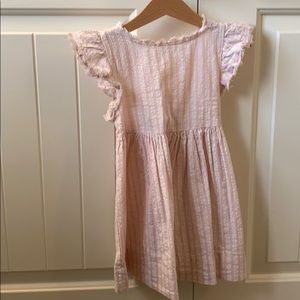 NEXT pink stripped dress.